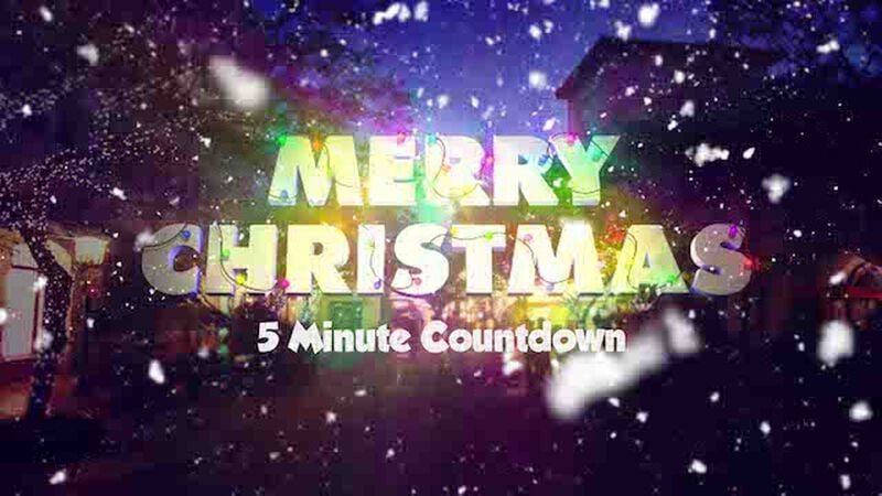 Merry Christmas 5 Minute Countdown